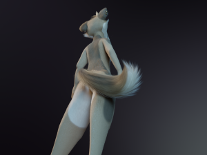 Athena Anthro Fox 3D 모델
