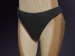 Athena Anthro Fox 3D 모델