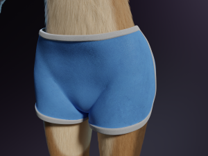 Athena Anthro Fox 3D 모델