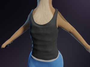 Athena Anthro Fox 3D 모델