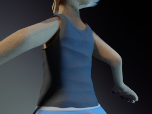 Athena Anthro Fox 3D 모델