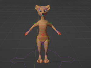 Athena Anthro Fox 3D 모델