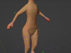 Athena Anthro Fox 3D 모델