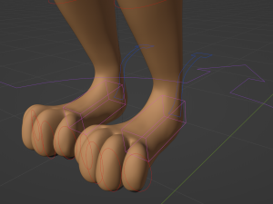 Athena Anthro Fox 3D 모델