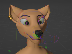 Athena Anthro Fox 3D 모델