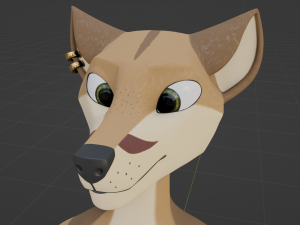 Athena Anthro Fox 3D 모델