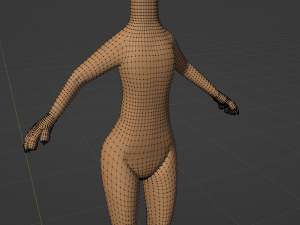 Athena Anthro Fox 3D 모델