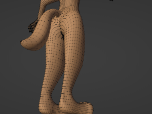 Athena Anthro Fox 3D 모델