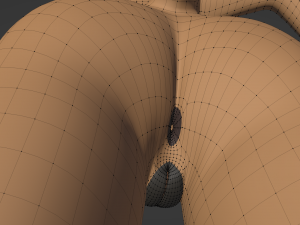 Athena Anthro Fox 3D 모델