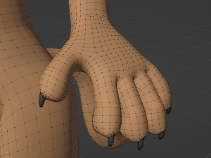 Athena Anthro Fox 3D 모델