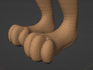Athena Anthro Fox 3D 모델