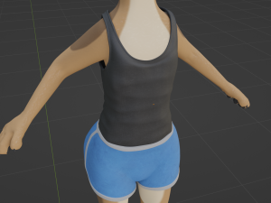 Athena Anthro Fox 3D 모델