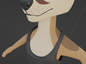 Athena Anthro Fox 3D 모델