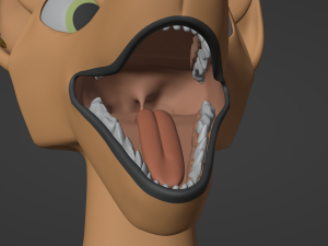 Athena Anthro Fox 3D 모델