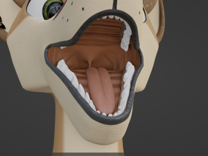 Athena Anthro Fox 3D 모델