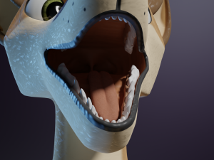Athena Anthro Fox 3D 모델