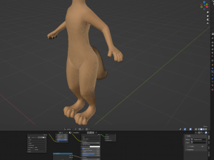 Athena Anthro Fox 3D 모델