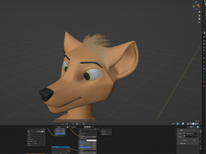 Athena Anthro Fox 3D 모델