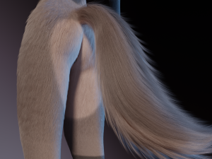 Saphire Anthro Fox 3Dモデル