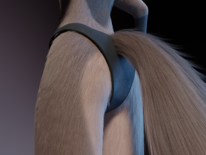 Saphire Anthro Fox 3Dモデル