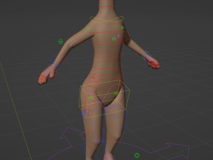 Saphire Anthro Fox 3Dモデル
