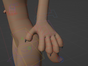 Saphire Anthro Fox 3Dモデル