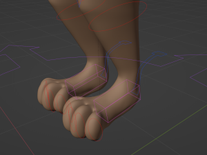 Saphire Anthro Fox 3Dモデル