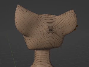 Saphire Anthro Fox Modello 3D