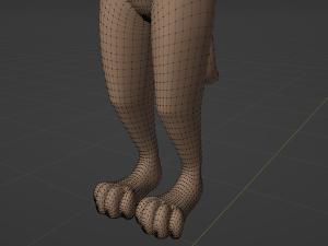 Saphire Anthro Fox 3Dモデル