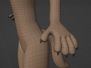 Saphire Anthro Fox 3Dモデル