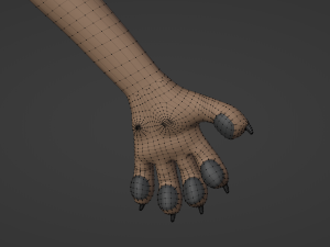 Saphire Anthro Fox 3Dモデル