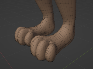 Saphire Anthro Fox 3Dモデル