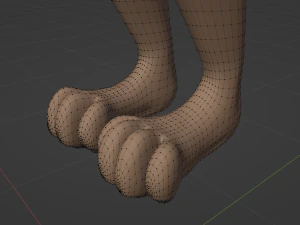 Saphire Anthro Fox Modello 3D