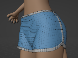 Saphire Anthro Fox 3Dモデル