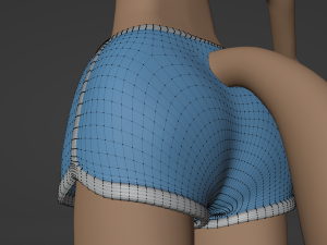 Saphire Anthro Fox 3Dモデル