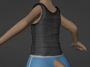 Saphire Anthro Fox Modello 3D