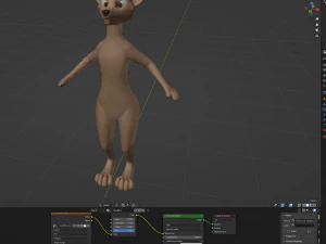 Saphire Anthro Fox Modello 3D