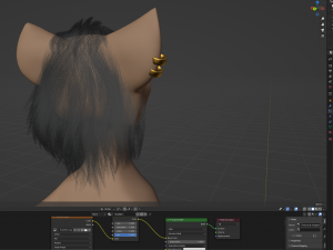 Saphire Anthro Fox 3Dモデル