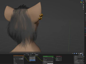 Saphire Anthro Fox Modello 3D