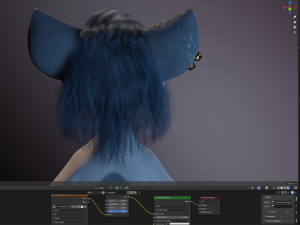 Saphire Anthro Fox 3Dモデル