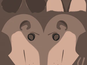 Saphire Anthro Fox Modello 3D