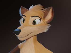 Catalina Anthro Fox Modèle 3D