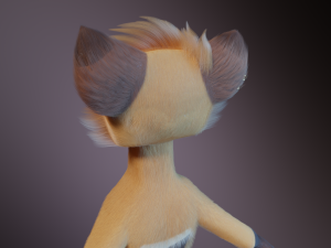 Catalina Anthro Fox Modèle 3D