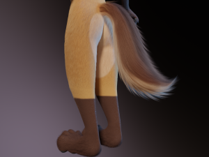Catalina Anthro Fox Modèle 3D