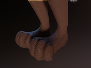 Catalina Anthro Fox Modèle 3D