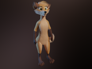 Catalina Anthro Fox Modèle 3D