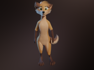 Catalina Anthro Fox Modèle 3D