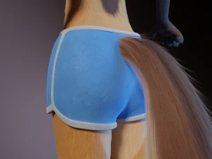 Catalina Anthro Fox 3D Model
