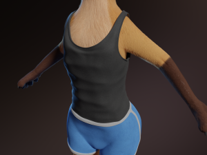 Catalina Anthro Fox Modèle 3D