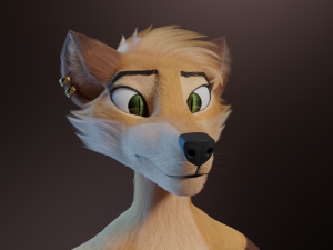 Catalina Anthro Fox Modèle 3D